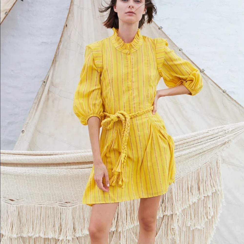 Apiece Apart Yellow Dress